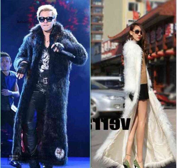 women's cape new womens x-long section imitation fur overcoats turn down collar man-made casual female fur coats invierno mujer t220831, Black
women's cape new womens x-long section imitation fur overcoats turn down collar man-made casual female fur coats invierno mujer t220831, Black