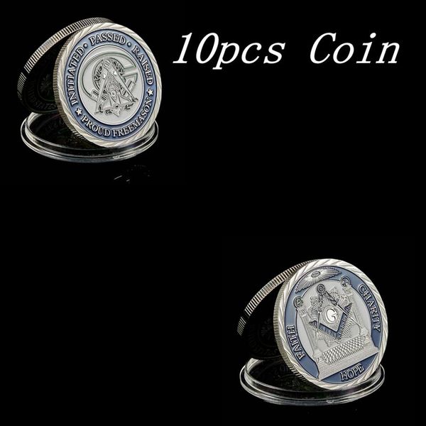 10pcs mason masonic lodge masonic craft symbols token silver plated collectible coin gift creative237n
10pcs mason masonic lodge masonic craft symbols token silver plated collectible coin gift creative237n