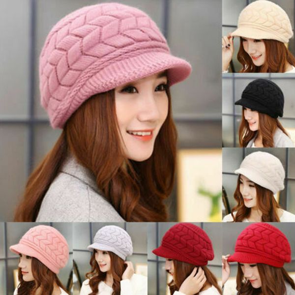 women winter small brim hat rabbit fur knitted peaked hat thickened double layer warm ear protection tingy brim hats, Blue;gray
women winter small brim hat rabbit fur knitted peaked hat thickened double layer warm ear protection tingy brim hats, Blue;gray