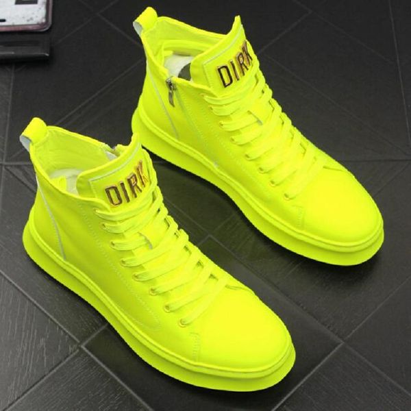 new fluorescent men's shoes four seasons fashion shiny patent leather board shoes boys high-casual shoes da61, Black
new fluorescent men's shoes four seasons fashion shiny patent leather board shoes boys high-casual shoes da61, Black