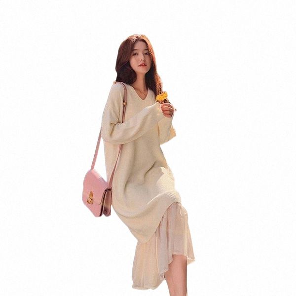 casual dresses casual dresses dress for women v-neck loose sweater elegant autumn winter ruffles patchwork female long knitted plus 09ip#, Black;gray
casual dresses casual dresses dress for women v-neck loose sweater elegant autumn winter ruffles patchwork female long knitted plus 09ip#, Black;gray