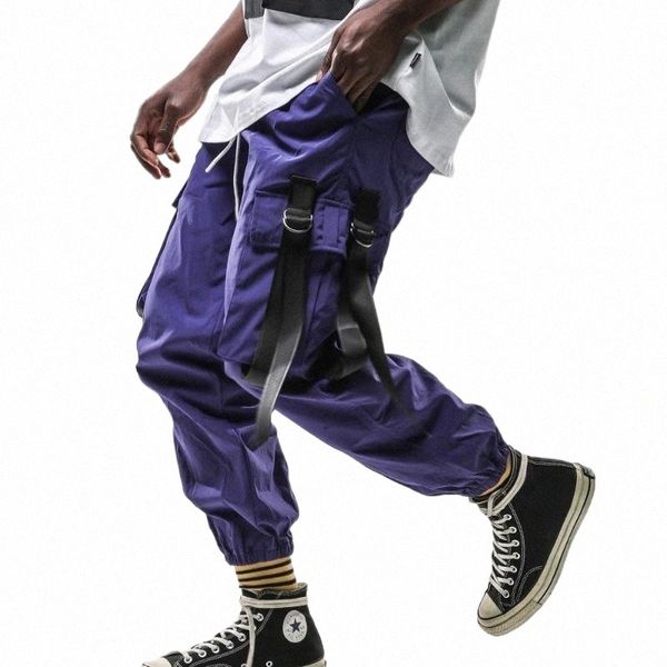 men's pants men's pants designer straps purple sweatpants cargo for men streetwear drawstring multi-pockets clothing joggers sport, Black
men's pants men's pants designer straps purple sweatpants cargo for men streetwear drawstring multi-pockets clothing joggers sport, Black