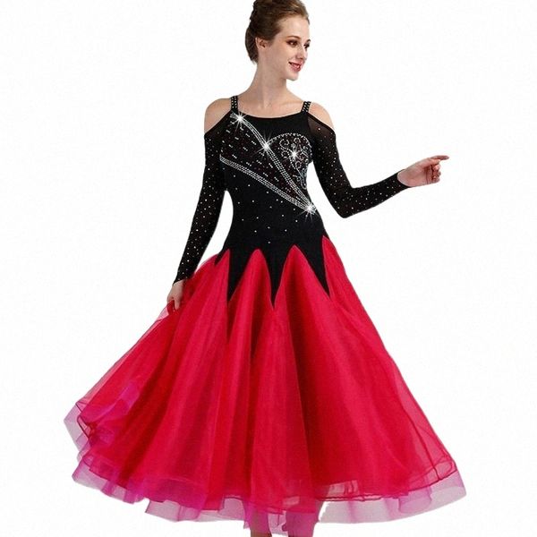 stage wear sling ballroom dance dress long-sleeve national costume women waltz performance dresses custom stage wear g8ir#, Black;red
stage wear sling ballroom dance dress long-sleeve national costume women waltz performance dresses custom stage wear g8ir#, Black;red