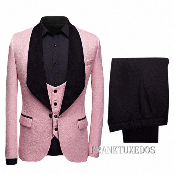 men's suits & blazers selling men pink wedding suits big shawl lapel 3 pieces set groom prom jacquard banquet one button party tuxedos, White;black
men's suits & blazers selling men pink wedding suits big shawl lapel 3 pieces set groom prom jacquard banquet one button party tuxedos, White;black