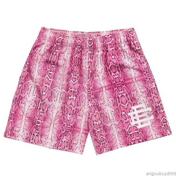 men's shorts eric emanuel ee basic casual mesh breathable quick-drying college classic design short xvb1, White;black