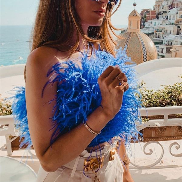 women's fur faux summer ostrich tube long feather bra stretch women wedding natural turkey hair underwear lady shirt wrap s8638b 220831, Black
women's fur faux summer ostrich tube long feather bra stretch women wedding natural turkey hair underwear lady shirt wrap s8638b 220831, Black