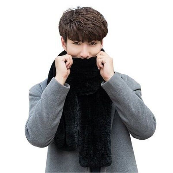 men real rex rabbit fur scarf shawls winter warm handmade neckerchief 180cmx20cm, Blue;gray
men real rex rabbit fur scarf shawls winter warm handmade neckerchief 180cmx20cm, Blue;gray