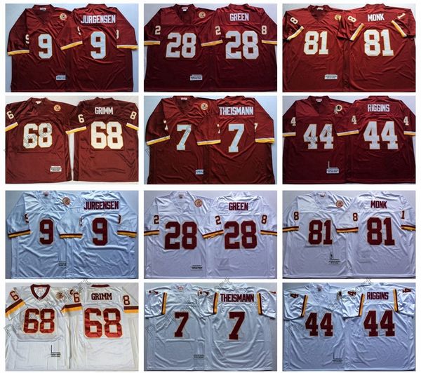 vintage mens football jerseys 28 darrell green 68 russ grimm 81 art monk 9 jurgensen 7 joe theismann 44 john riggins doug williams charles, Black;red
vintage mens football jerseys 28 darrell green 68 russ grimm 81 art monk 9 jurgensen 7 joe theismann 44 john riggins doug williams charles, Black;red