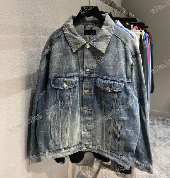 xinxinbuy men designer coats denim jackets small letter print washing paris pullover women blue gray black xs-l, Black;brown
xinxinbuy men designer coats denim jackets small letter print washing paris pullover women blue gray black xs-l, Black;brown