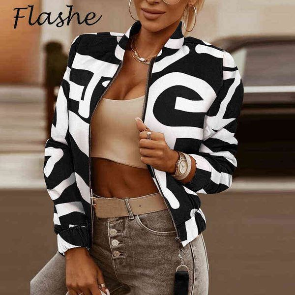 women's jackets new short jacket women long sleeve coats female elegant spring autumn zipper outwear office ladies print casual jackets, Black;brown
women's jackets new short jacket women long sleeve coats female elegant spring autumn zipper outwear office ladies print casual jackets, Black;brown