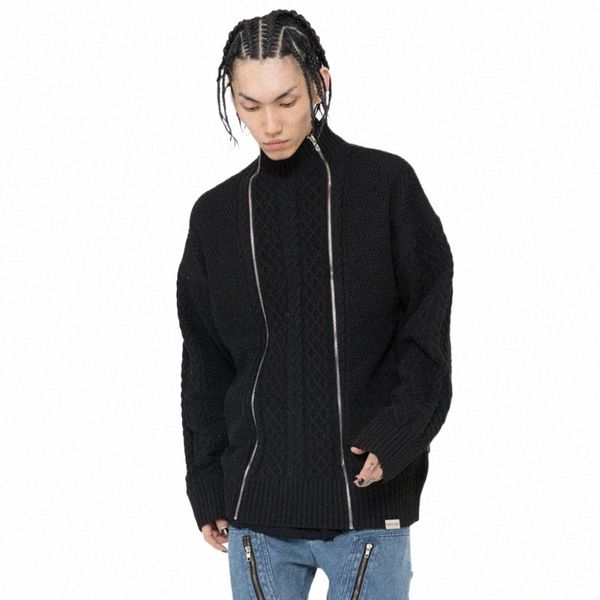 men's sweaters men's sweaters double zipper sweater oversized hip hop fashion harajuku streetwear long sleeve goth men clothing wi, White;black
men's sweaters men's sweaters double zipper sweater oversized hip hop fashion harajuku streetwear long sleeve goth men clothing wi, White;black