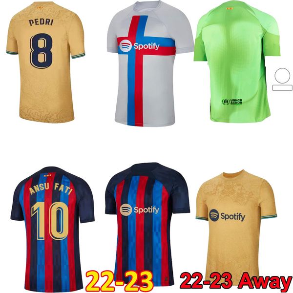 22 23 home pedri lewandowski soccer jersey adama gavi camiseta de futbol r. araujo 2022 2023 barcelona fc ansu fati memphis dest football sh, Black;yellow
22 23 home pedri lewandowski soccer jersey adama gavi camiseta de futbol r. araujo 2022 2023 barcelona fc ansu fati memphis dest football sh, Black;yellow