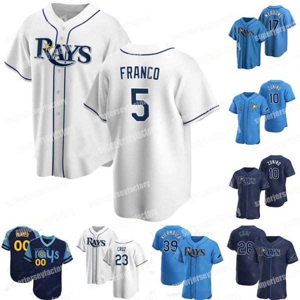 college wear bay rays wander franco tampa jersey kevin kiermaier austin meadows taylor ji-man nelson cruz mike zunino lowe boggs choi walls, Black
college wear bay rays wander franco tampa jersey kevin kiermaier austin meadows taylor ji-man nelson cruz mike zunino lowe boggs choi walls, Black