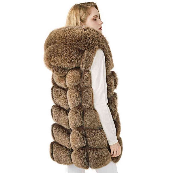 women's cape real fur hooded vest women winter thick fur waistcoat female ladies genuine fur gilet t220831, Black
women's cape real fur hooded vest women winter thick fur waistcoat female ladies genuine fur gilet t220831, Black