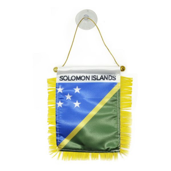 10x15 cm solomonislands fringy window hanging flag double sided mini hanging flags with suction cup for home office door decor
10x15 cm solomonislands fringy window hanging flag double sided mini hanging flags with suction cup for home office door decor