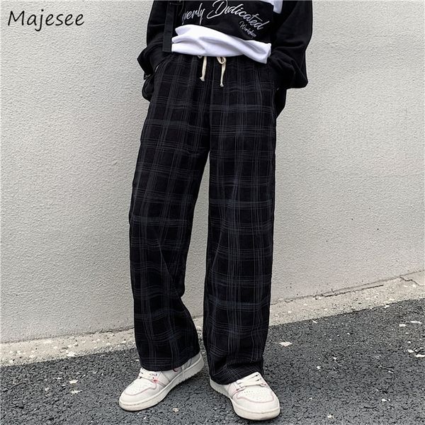 mens pants spring casual plaid pants men wide leg vintage bf couple straight corduroy pantalones streetwear harajuku mopping oversize s3xl 2, Black
mens pants spring casual plaid pants men wide leg vintage bf couple straight corduroy pantalones streetwear harajuku mopping oversize s3xl 2, Black