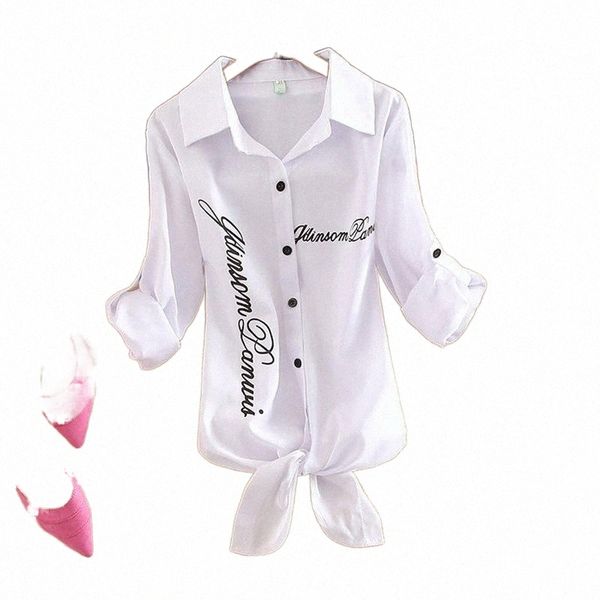 women's blouses & shirts women shirts white blouses autumn letter printed sleeve turn down collar casual print cardigan blouse cotton w
women's blouses & shirts women shirts white blouses autumn letter printed sleeve turn down collar casual print cardigan blouse cotton w