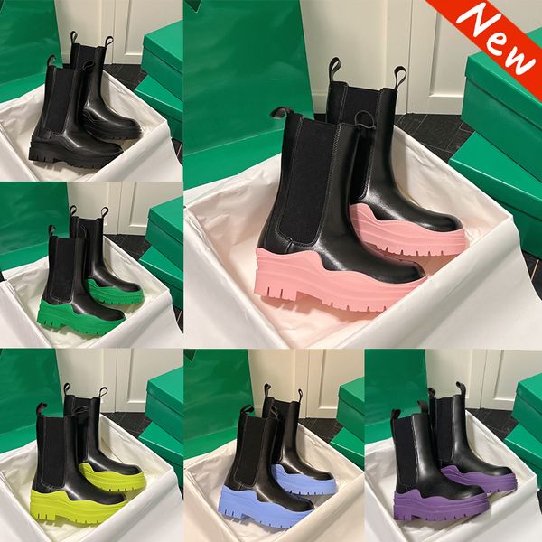platform boots designer shoes elastic webbing women boot outdoor martin ankle anti-slip wave colored rubber outsole bottega tire chelsea, Black
platform boots designer shoes elastic webbing women boot outdoor martin ankle anti-slip wave colored rubber outsole bottega tire chelsea, Black