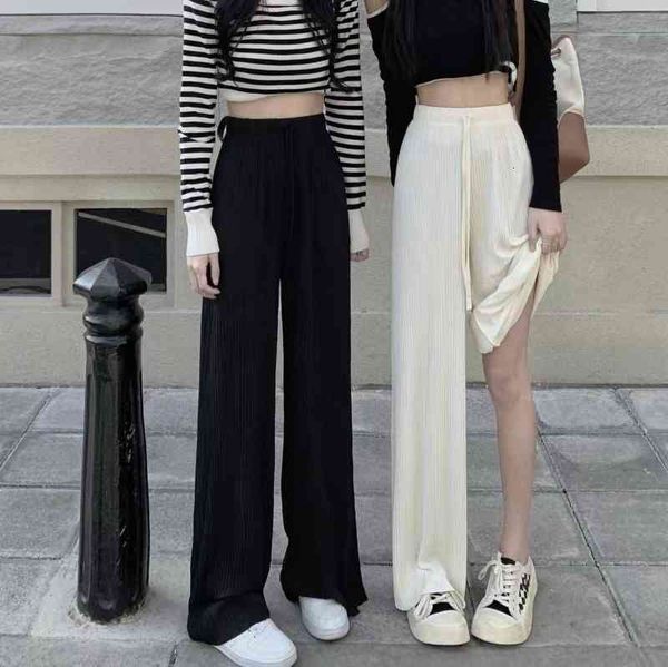 women's shorts high sag ice silk wide leg pants for women in spring and autumn are loose thin they all kinds of straight tube white xl0, White;black
women's shorts high sag ice silk wide leg pants for women in spring and autumn are loose thin they all kinds of straight tube white xl0, White;black