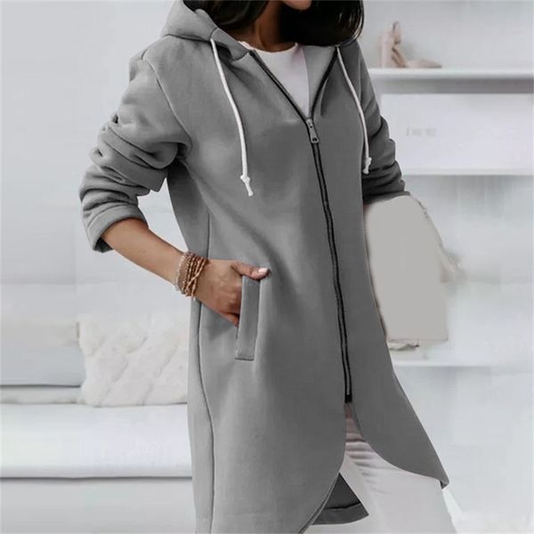 womens hoodies sweatshirts fleece outerwear autumn hooded long coat women zipper hoodies long sleeve jackets solid color simple allmatch swe, Black
womens hoodies sweatshirts fleece outerwear autumn hooded long coat women zipper hoodies long sleeve jackets solid color simple allmatch swe, Black