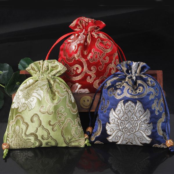 10pcs luxury chinese silk brocade jewellery pouches drawstring spice sachet gift packaging bags buddha beads bracelet storage bag 13x16 cm, Pink;blue
10pcs luxury chinese silk brocade jewellery pouches drawstring spice sachet gift packaging bags buddha beads bracelet storage bag 13x16 cm, Pink;blue