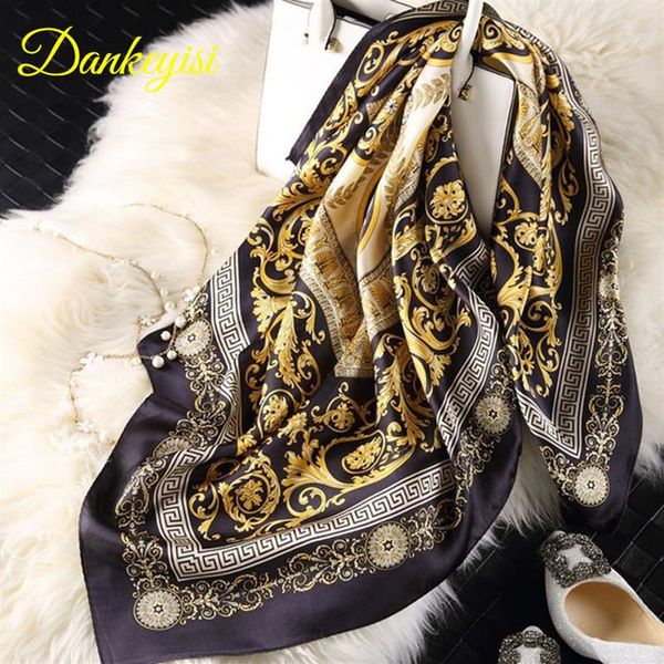dankeyisi brand summer scarves women 100% silk scarf scarves shawl hijab big square 90 90cm234w, Blue;gray
dankeyisi brand summer scarves women 100% silk scarf scarves shawl hijab big square 90 90cm234w, Blue;gray