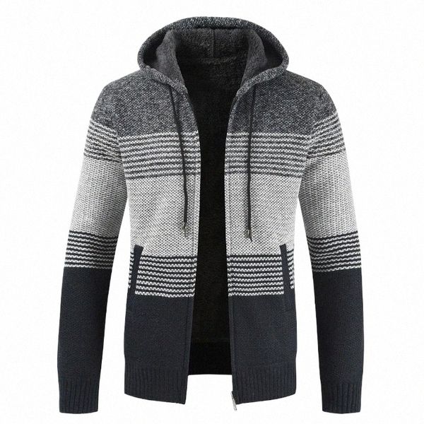 men's sweaters sweater coat men 2021 winter thick warm hooded cardigan jumpers striped wool liner zipper fleece coats men's sweate, White;black
men's sweaters sweater coat men 2021 winter thick warm hooded cardigan jumpers striped wool liner zipper fleece coats men's sweate, White;black