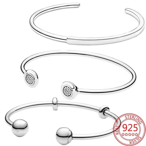 bangle original 925 sterling silver moment rose gold signature open bangle brand rigid base bracelet gift 220831, Black
bangle original 925 sterling silver moment rose gold signature open bangle brand rigid base bracelet gift 220831, Black