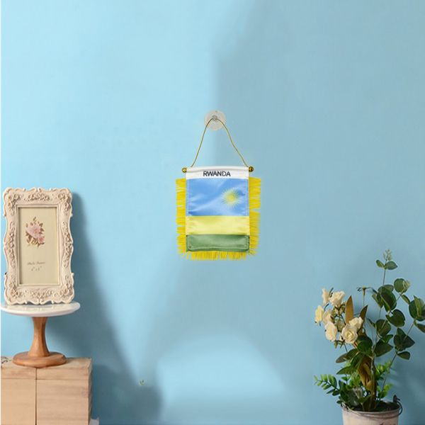 10x15 cm rwanda fringy window hanging flag double sided mini hanging flags with suction cup for home office door decor
10x15 cm rwanda fringy window hanging flag double sided mini hanging flags with suction cup for home office door decor