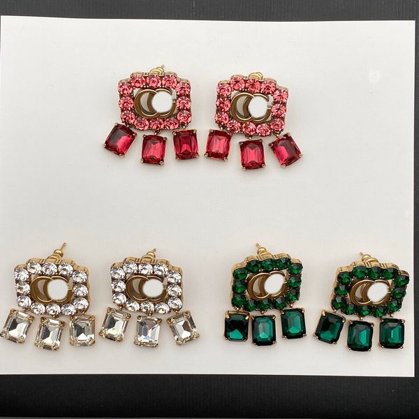 mixed fashion brand stud colored diamonds double g letter personality earrings women wedding party designer jewelry high quality, Golden;silver
mixed fashion brand stud colored diamonds double g letter personality earrings women wedding party designer jewelry high quality, Golden;silver