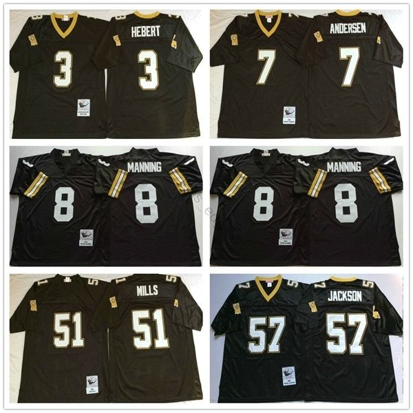 vintage new orleans #8 archie manning jersey 3 bobby hebert 7 morten andersen 51 sam mills 57 rickey jackson stitched men football jerseys, Black;red
vintage new orleans #8 archie manning jersey 3 bobby hebert 7 morten andersen 51 sam mills 57 rickey jackson stitched men football jerseys, Black;red