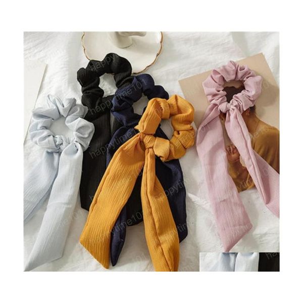 hair rubber bands vintage solid color hair scrunchies big long bow ponytail holder rubber rope headband ties decoration for women gi dhrns, Pink
hair rubber bands vintage solid color hair scrunchies big long bow ponytail holder rubber rope headband ties decoration for women gi dhrns, Pink