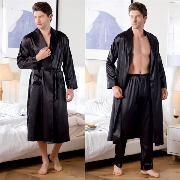 men's robes long sleeve sets for multi colors m-3xl sizes kimono home clothes cardigan bath s bathrobe 221130
men's robes long sleeve sets for multi colors m-3xl sizes kimono home clothes cardigan bath s bathrobe 221130