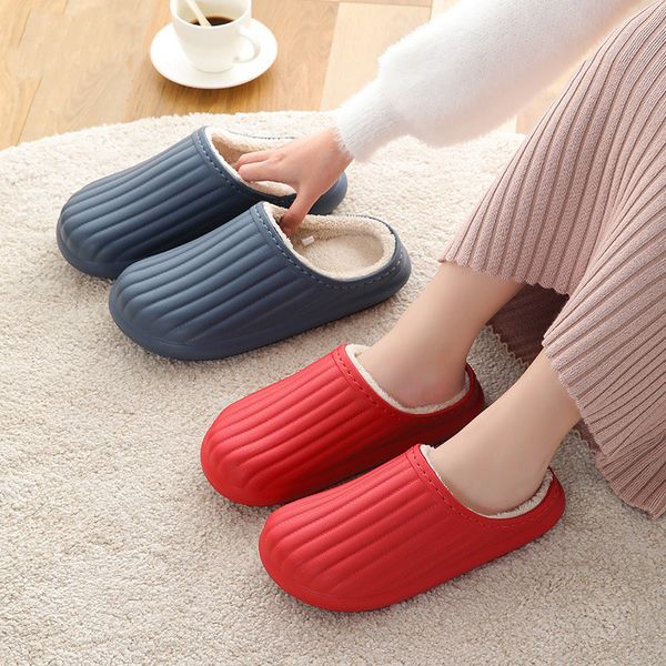 slippers eva waterproof indoor women men winter platform shoes warm plush kitchen working female male home floor slides 221130, Black
slippers eva waterproof indoor women men winter platform shoes warm plush kitchen working female male home floor slides 221130, Black