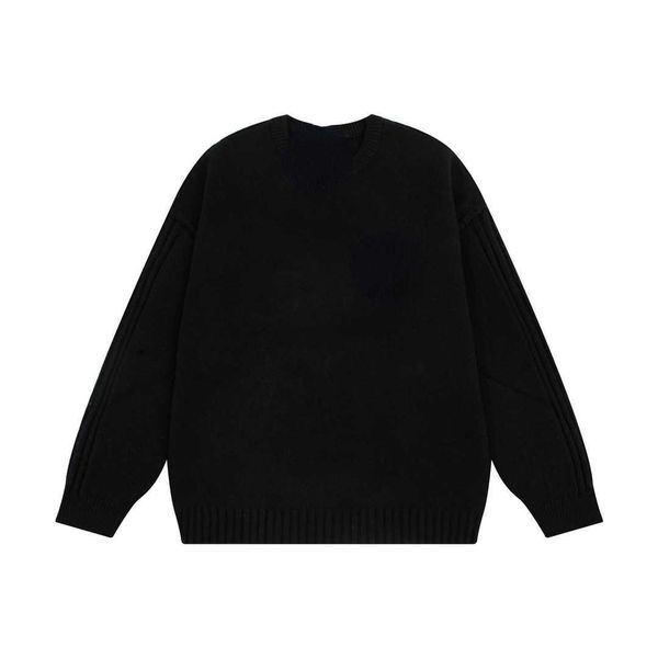 women's sweaters autumn and winter 2022 edition chest embroidery crew neck sweater fabric, White;black
women's sweaters autumn and winter 2022 edition chest embroidery crew neck sweater fabric, White;black