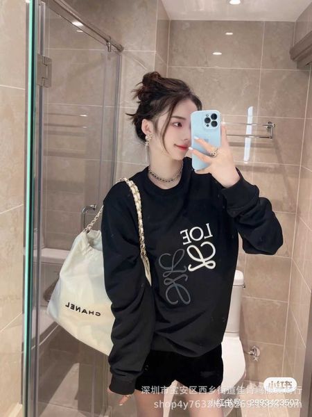 new designer loew's sweatshirts luxury hoodies classic letter embroidery bodysuit round neck casual men's and women's fashion, Black
new designer loew's sweatshirts luxury hoodies classic letter embroidery bodysuit round neck casual men's and women's fashion, Black