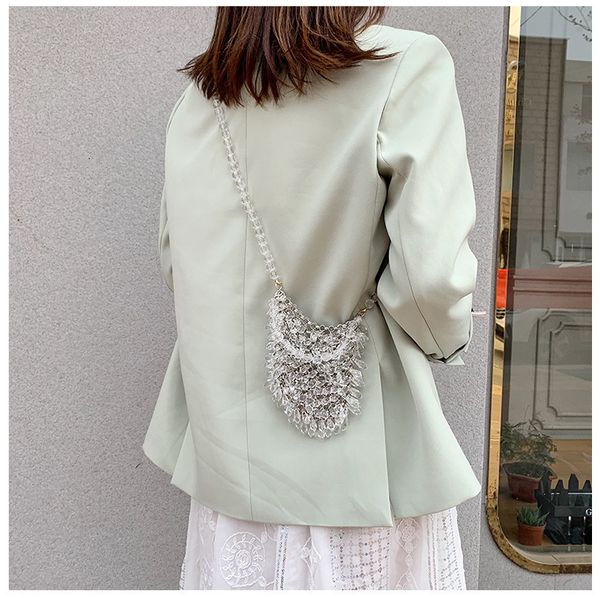 evening bags clutch beaded small purses women's wallet trendy texture transparent one-shoulder messenger bag handmade 221130
evening bags clutch beaded small purses women's wallet trendy texture transparent one-shoulder messenger bag handmade 221130