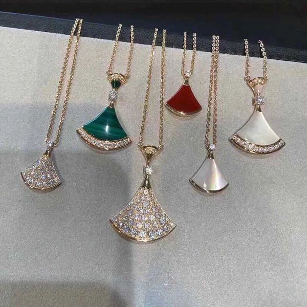 designer necklaces jewelry bulgar s925 sterling silver small skirt necklace female gradual change fan pendant valentine's day luxury co
designer necklaces jewelry bulgar s925 sterling silver small skirt necklace female gradual change fan pendant valentine's day luxury co
