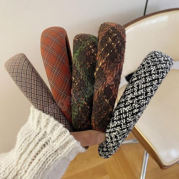 fashion women headband classic hairband vintage plaid sponge turban winter wide side hair accessories, Slivery;white
fashion women headband classic hairband vintage plaid sponge turban winter wide side hair accessories, Slivery;white
