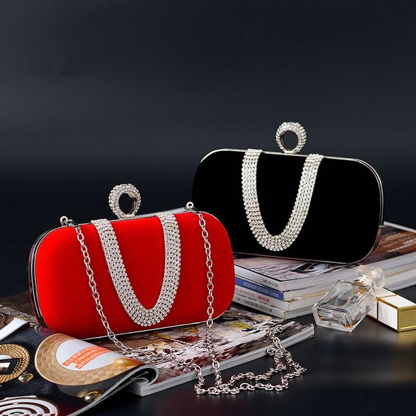 evening bags elegant velvet wedding bag for woman small crystal purse ladies red minaudiere party women black clutch 221130
evening bags elegant velvet wedding bag for woman small crystal purse ladies red minaudiere party women black clutch 221130