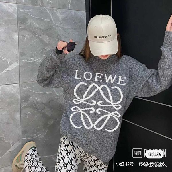 designer loew's mens womens hoodies warm pullover fashion brand jacquard round neck sweater casual loose lovers long sleeves cotton swe, Black
designer loew's mens womens hoodies warm pullover fashion brand jacquard round neck sweater casual loose lovers long sleeves cotton swe, Black