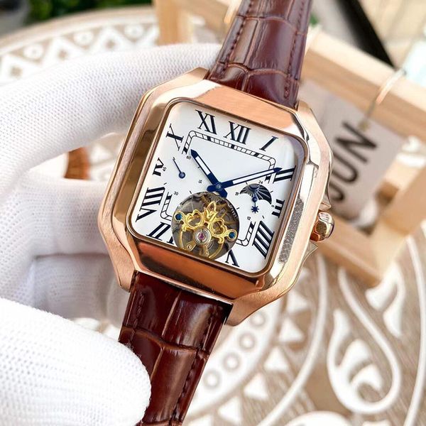 sapphire mens watch automatic mechanical 43mm classic wristwatches montre de luxe cowhide, Slivery;golden
sapphire mens watch automatic mechanical 43mm classic wristwatches montre de luxe cowhide, Slivery;golden