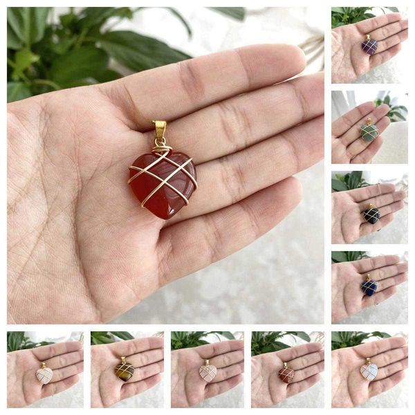 crystal necklace gold plated wire wrapped heart natural reiki energy healing crystals stone for jewelry making diy spiritual quartz jewelry, Silver
crystal necklace gold plated wire wrapped heart natural reiki energy healing crystals stone for jewelry making diy spiritual quartz jewelry, Silver