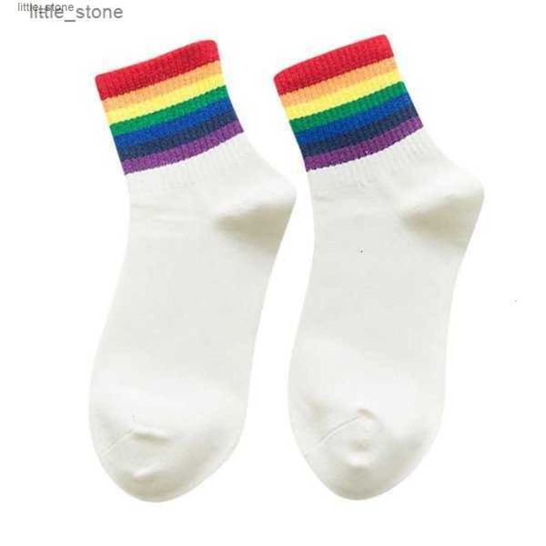 men's socks winter women's rainbow striped cotton fashion warm chrismas gift casual tide harajuku cute korean poser3, Black
men's socks winter women's rainbow striped cotton fashion warm chrismas gift casual tide harajuku cute korean poser3, Black