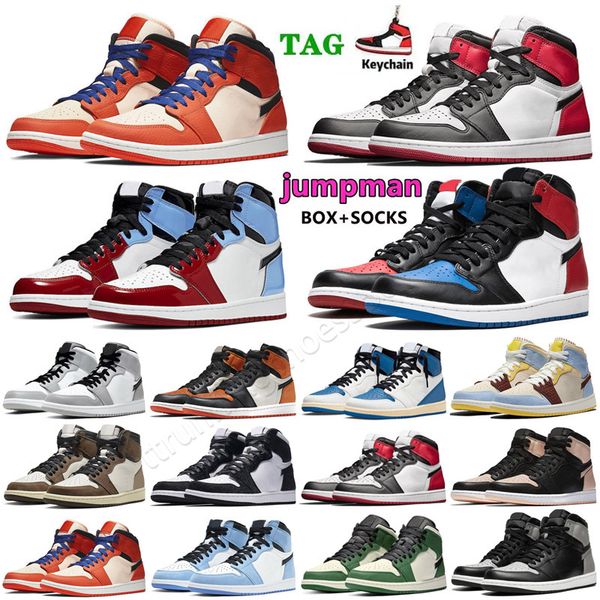 2022 mens 1 1s basketball shoes jumpman og hyper royal white shadow designer sneakers obsidian university blue unc mid obsidian women, Black
2022 mens 1 1s basketball shoes jumpman og hyper royal white shadow designer sneakers obsidian university blue unc mid obsidian women, Black