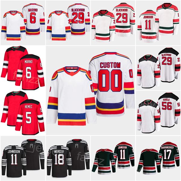 reverse retro 2023 hockey 56 erik haula jersey 6 john marino 18 ondrej palat 17 yegor sharangovich 29 mackenzie blackwood 11 andreas johnsso, Black;red
reverse retro 2023 hockey 56 erik haula jersey 6 john marino 18 ondrej palat 17 yegor sharangovich 29 mackenzie blackwood 11 andreas johnsso, Black;red
