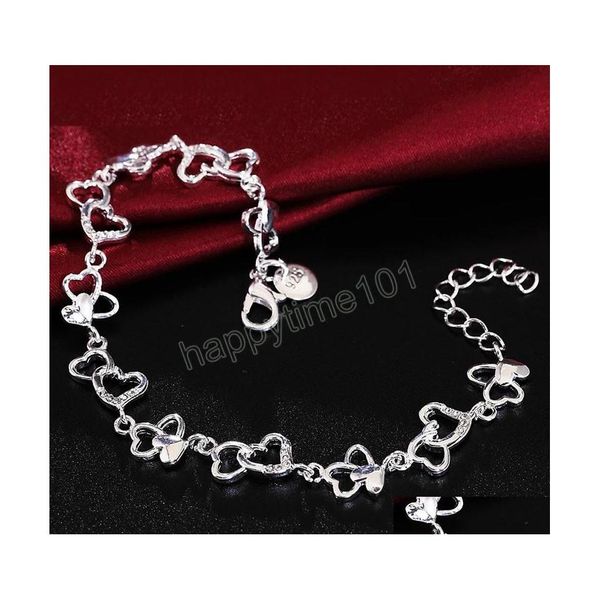 charm bracelets 925 sterling sier fl heart aaa zircon chain bracelet for women wedding engagement party fashion jewelry drop deliver dh3xl, Golden;silver
charm bracelets 925 sterling sier fl heart aaa zircon chain bracelet for women wedding engagement party fashion jewelry drop deliver dh3xl, Golden;silver