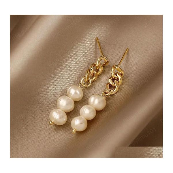 dangle chandelier small cuban chain pearl dangle earrings 925 sier needle korea temperament female 2021 simple earring jewelry dro dhbbt, Silver
dangle chandelier small cuban chain pearl dangle earrings 925 sier needle korea temperament female 2021 simple earring jewelry dro dhbbt, Silver