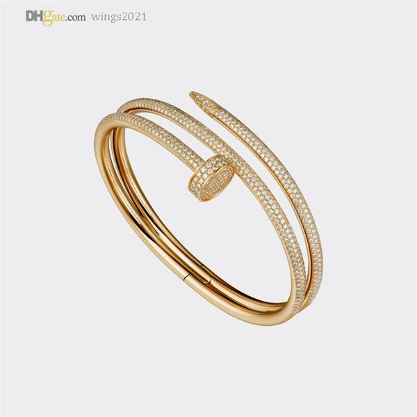 bangle classic nail bracelet carti bracelets designer for women gold bracelet 2 0 diamond-pave jewelry titanium steel gold-plated 277s, Black
bangle classic nail bracelet carti bracelets designer for women gold bracelet 2 0 diamond-pave jewelry titanium steel gold-plated 277s, Black