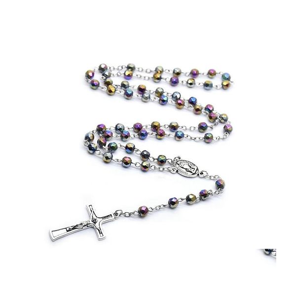pendant necklaces color crystal rosary neckalce vintage cross long religious pray necklace with plastic box for men women drop deliv dhqdf, Silver
pendant necklaces color crystal rosary neckalce vintage cross long religious pray necklace with plastic box for men women drop deliv dhqdf, Silver